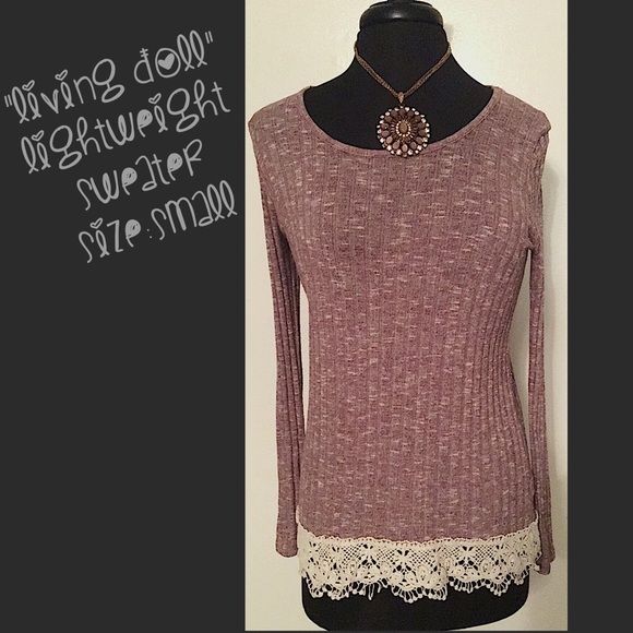 Living Doll Sweaters - 🆕"Living Doll" Lightweight Sweater from Von Maur